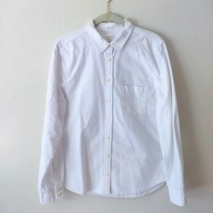 J. Crew White Button Down